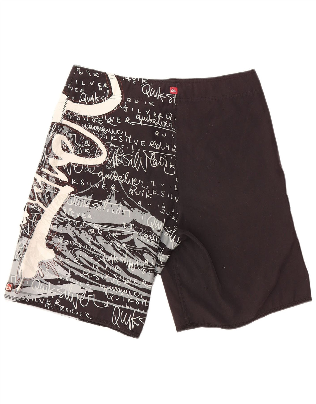 QUIKSILVER Herren Badeshorts mit Grafik, Größe S, Schwarz, Polyester