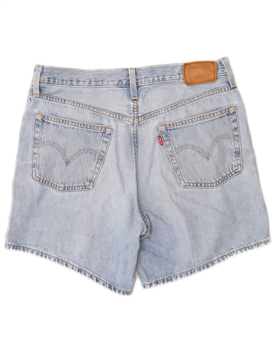 Levi's Damen Jeansshorts W28 mittelblaue Baumwolle