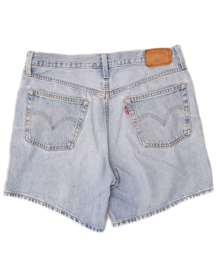 Levi's Damen Jeansshorts W28 mittelblaue Baumwolle