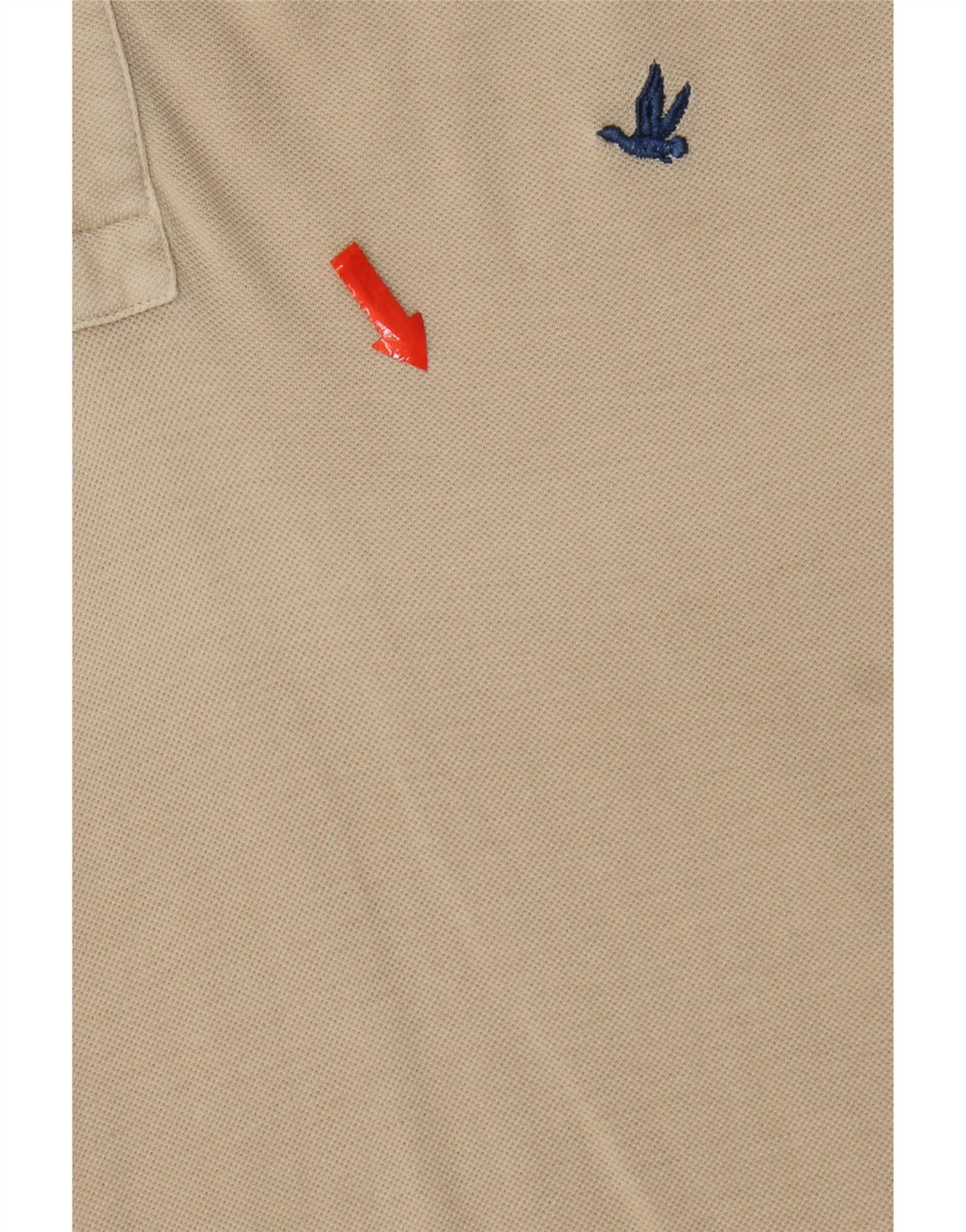 Brooksfield Herren-Poloshirt IT 50 Mittelbeige Colourblock-Baumwolle