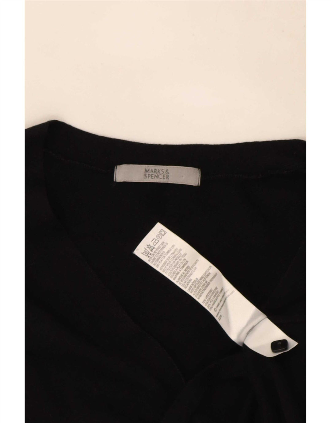 Marks & Spencer Damen-Cardigan-Pullover UK 16 Große schwarze Viskose