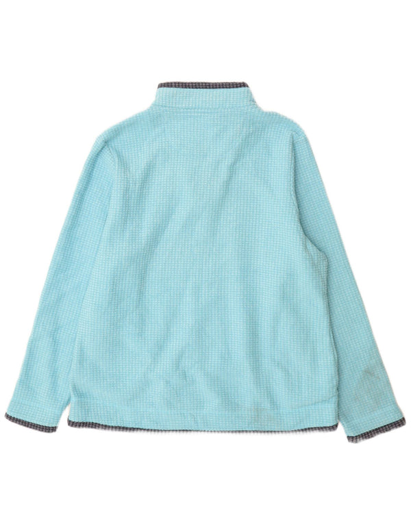 Weird Fish Damen-Oversize-Fleecepullover mit Reißverschluss, UK 18, XL, Blau, Polyester