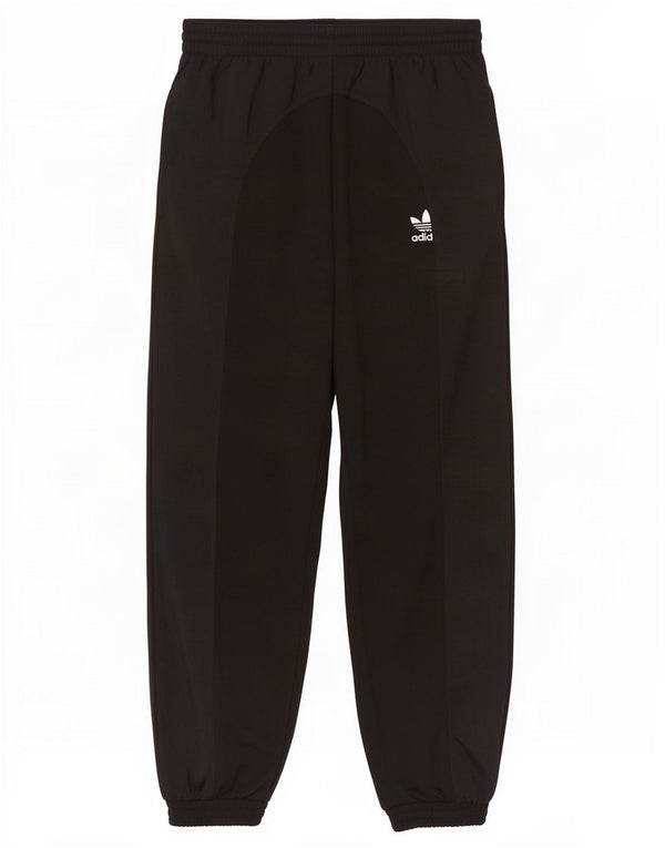 Adidas Damen Trainingshose Jogger UK 8 Small Schwarz Polyester
