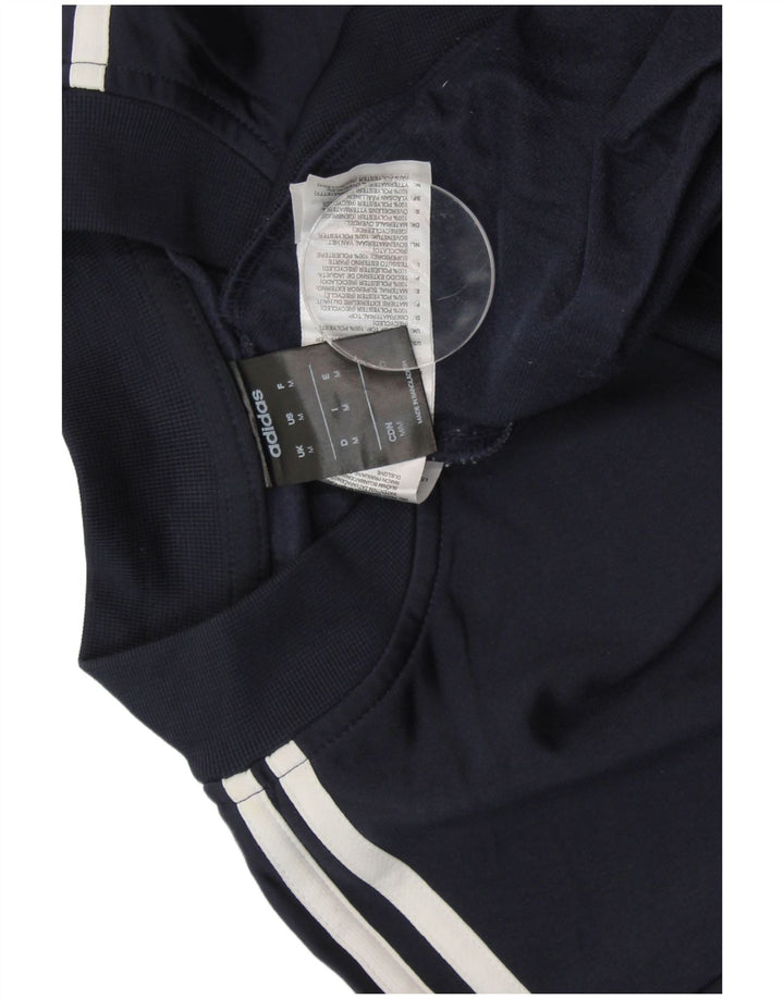 ADIDAS Herren-Trainingsanzug-Top-Jacke, mittelgroß, marineblau, Polyester
