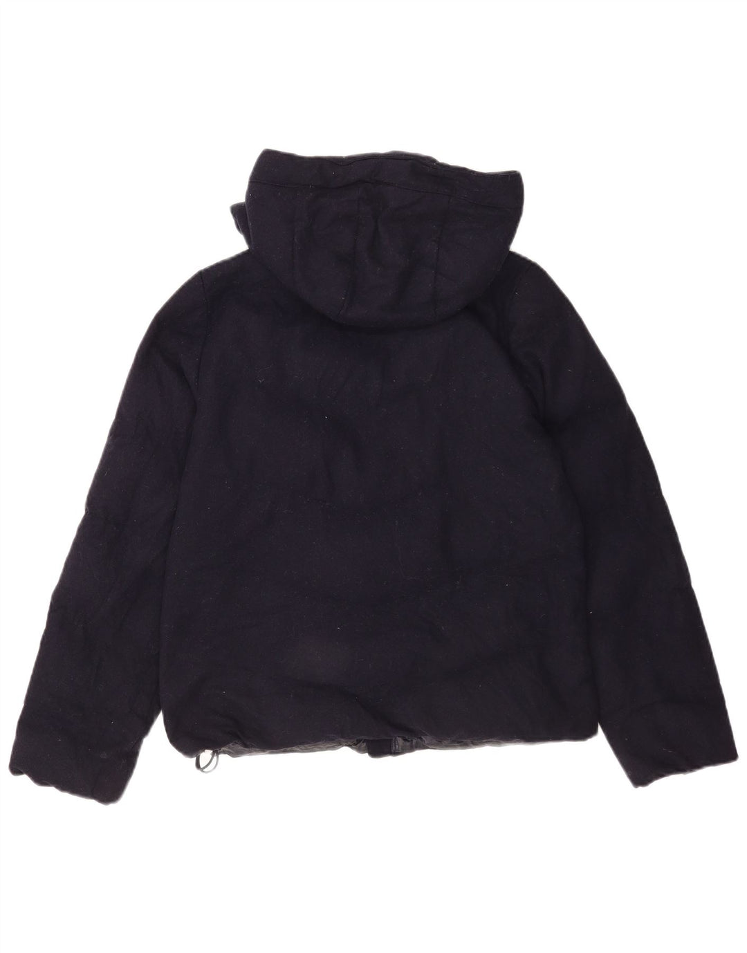 Gap Wattierte Damenjacke mit Kapuze, UK 14, mittelmarineblaue Wolle
