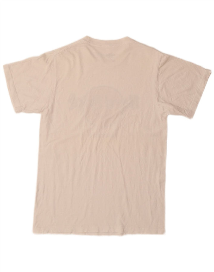 HARD ROCK CAFE Herren Munich Graphic T-Shirt Top Small Weiße Baumwolle