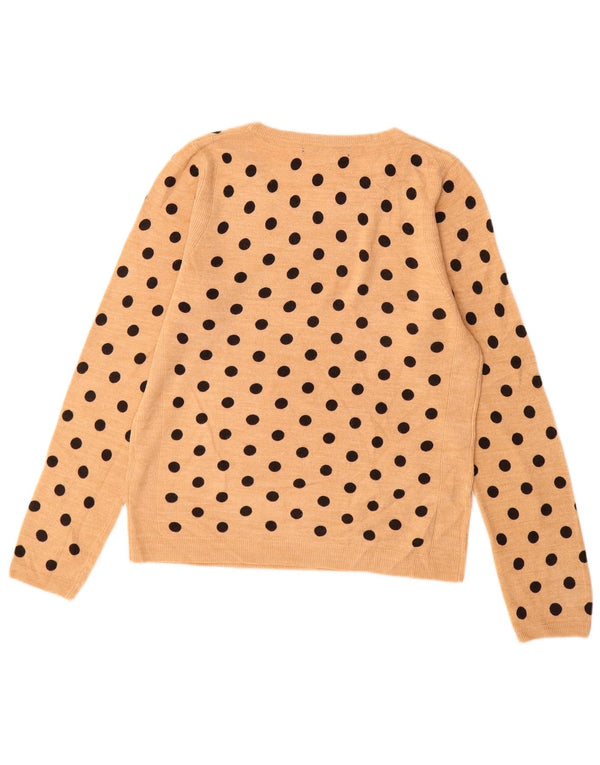 MARKS & SPENCER Damen-Pullover mit U-Boot-Ausschnitt, Gr. 10, Größe S, Beige