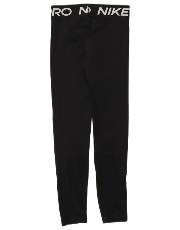 Nike Mädchen-Grafik-Leggings, 10–11 Jahre, mittleres schwarzes Polyester