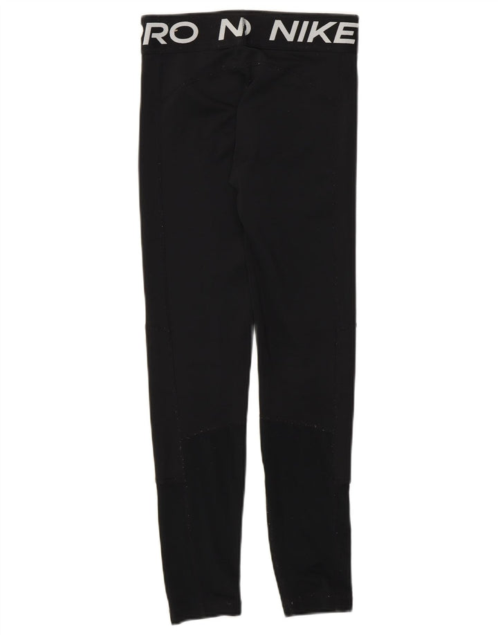 Nike Mädchen-Grafik-Leggings, 10–11 Jahre, mittleres schwarzes Polyester