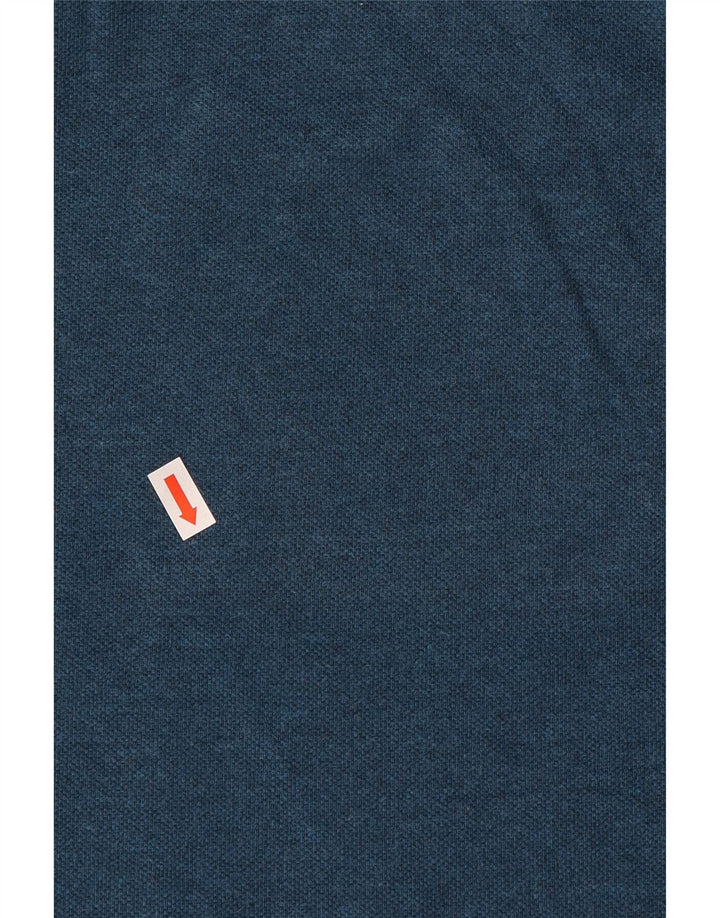 TOMMY HILFIGER Herren Custom Fit Poloshirt XL Blau Baumwolle