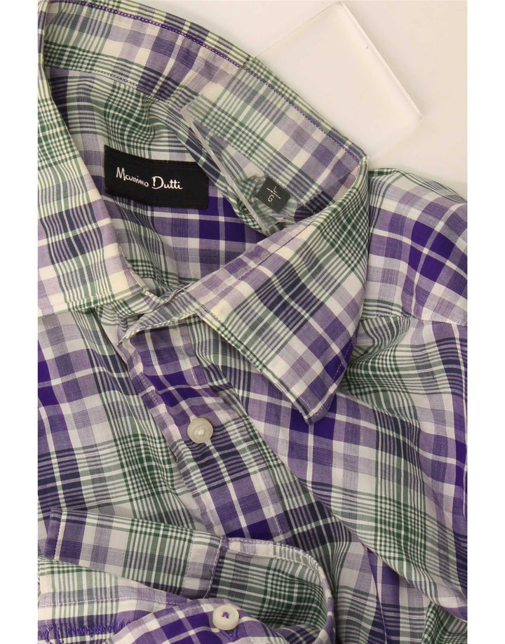 Massimo Dutti Herrenhemd, groß, mehrfarbig, kariert