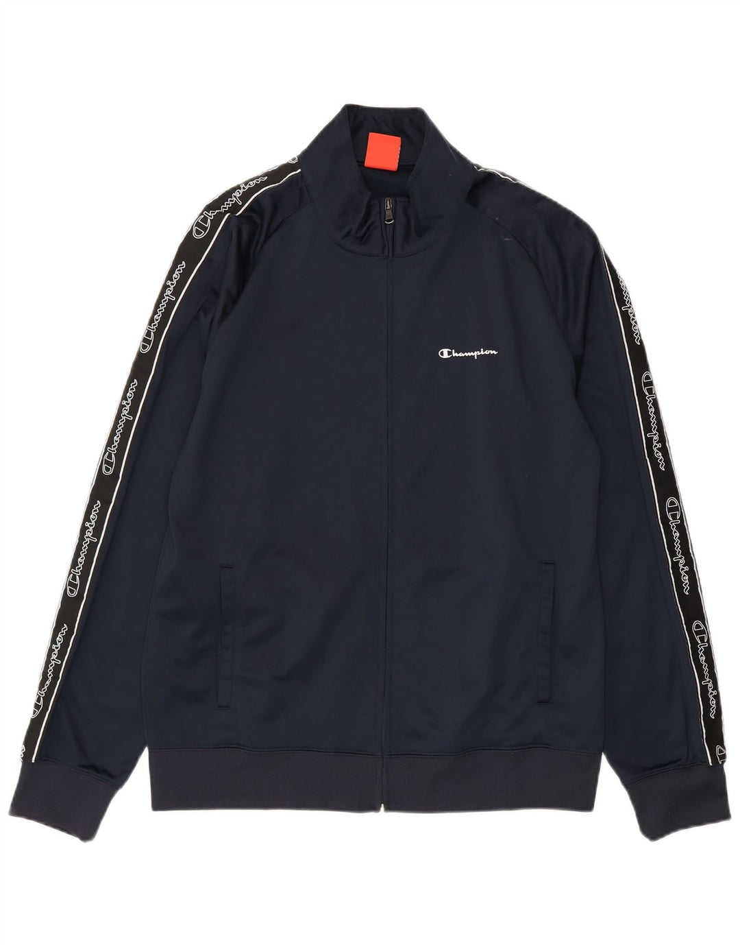Champion Herren-Trainingsanzugoberteil mit Grafik, XL, Marineblau, Polyester