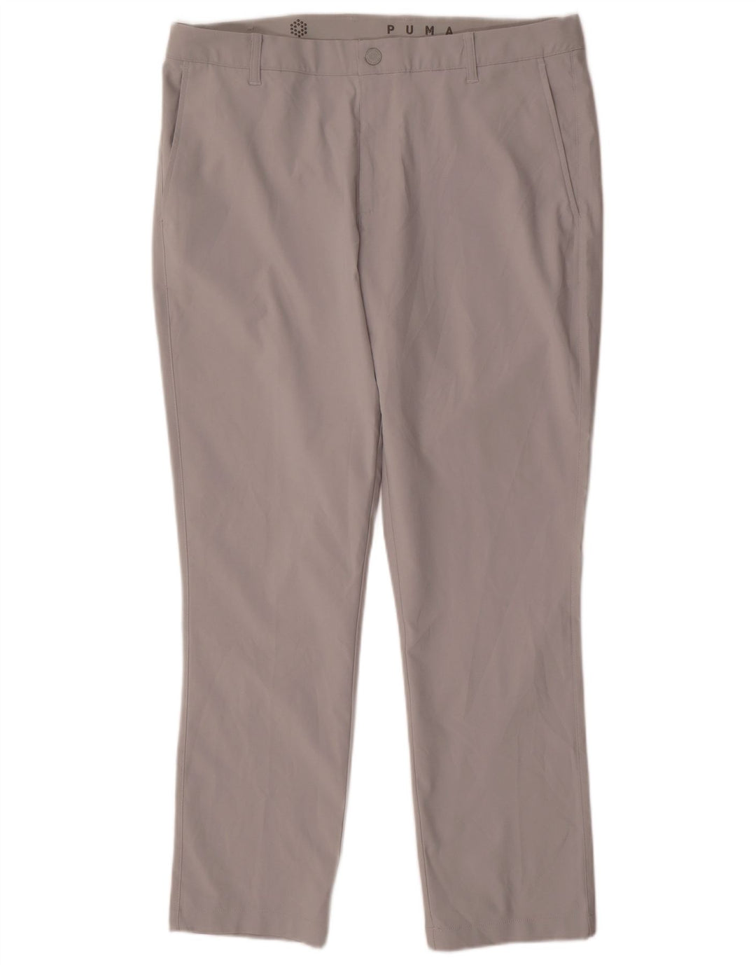 Puma Herren Straight Chino Hose W36 L30 Grau Polyester