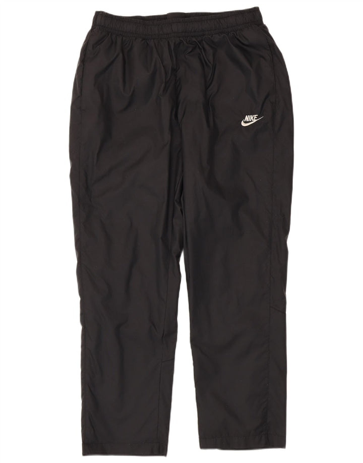 Nike Herren-Trainingshose, großes schwarzes Nylon