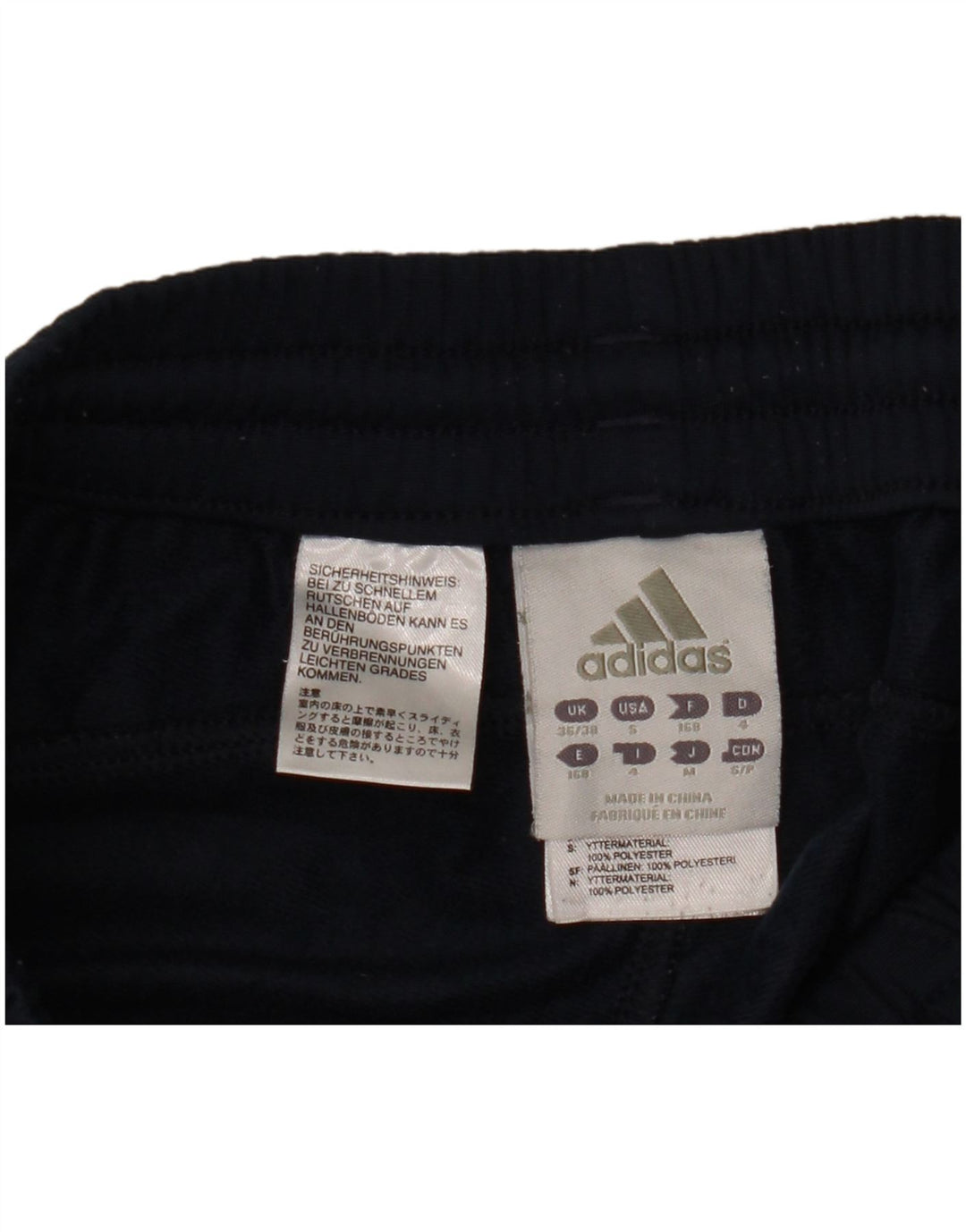Adidas Herren-Trainingshose, Größe S, Marineblau, Polyester, Größe 36/38