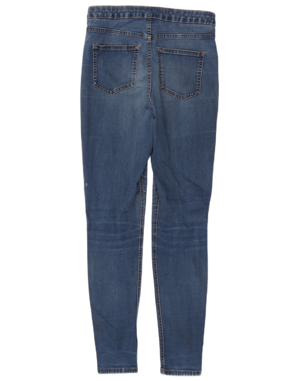 Marks & Spencer Damen Super Skinny Jeans UK 12 Medium W30 L29 Marineblau