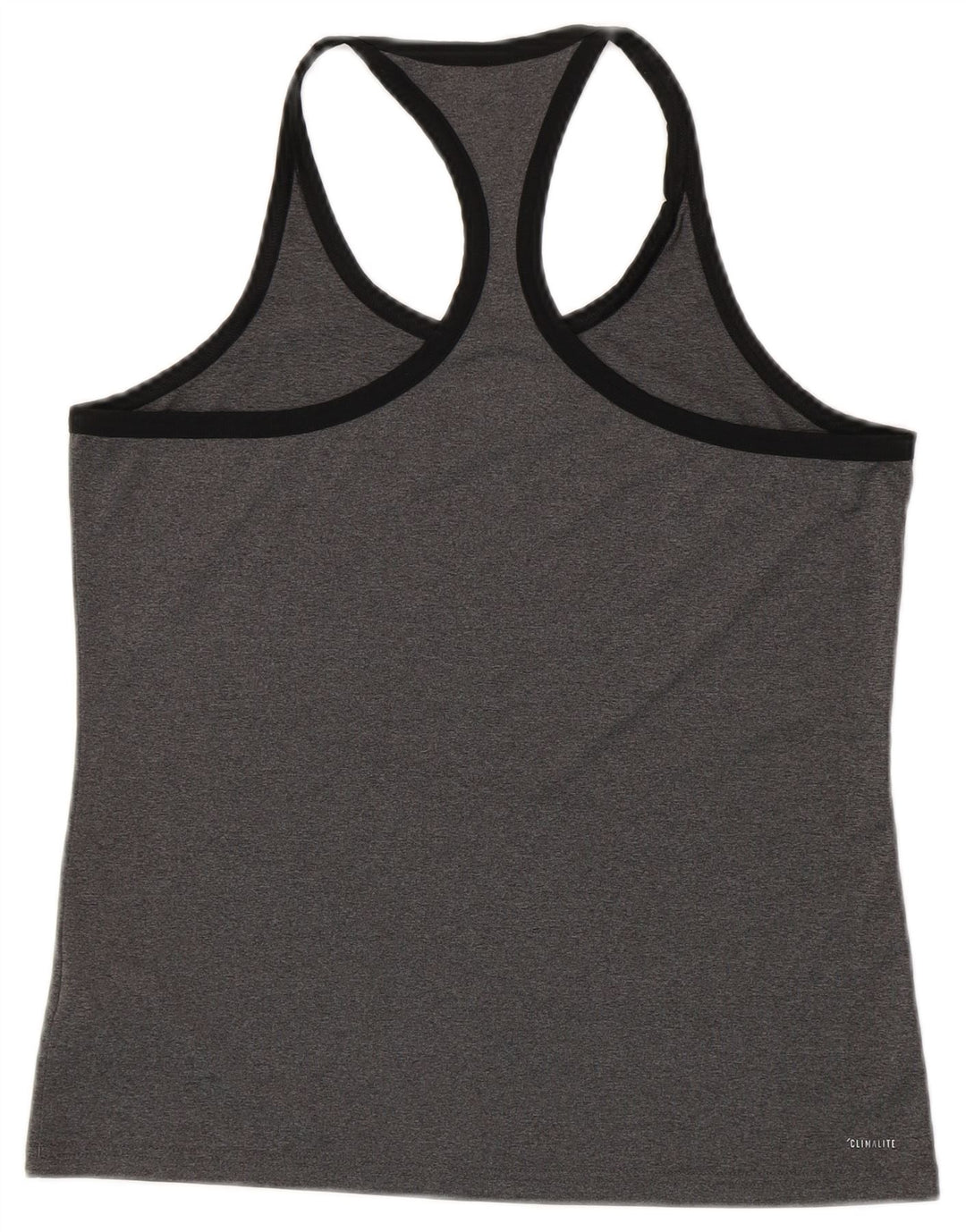 ADIDAS Damen Climalite Graphic Vest Top UK 12/14 Mittelgraues Polyester