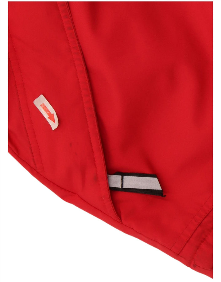 Diadora Herren-Skijacke mit Grafik, UK 42, XL, rotes Farbblock-Polyester