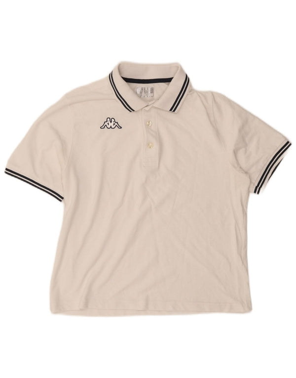 Kappa Herren Poloshirt Medium Weiß