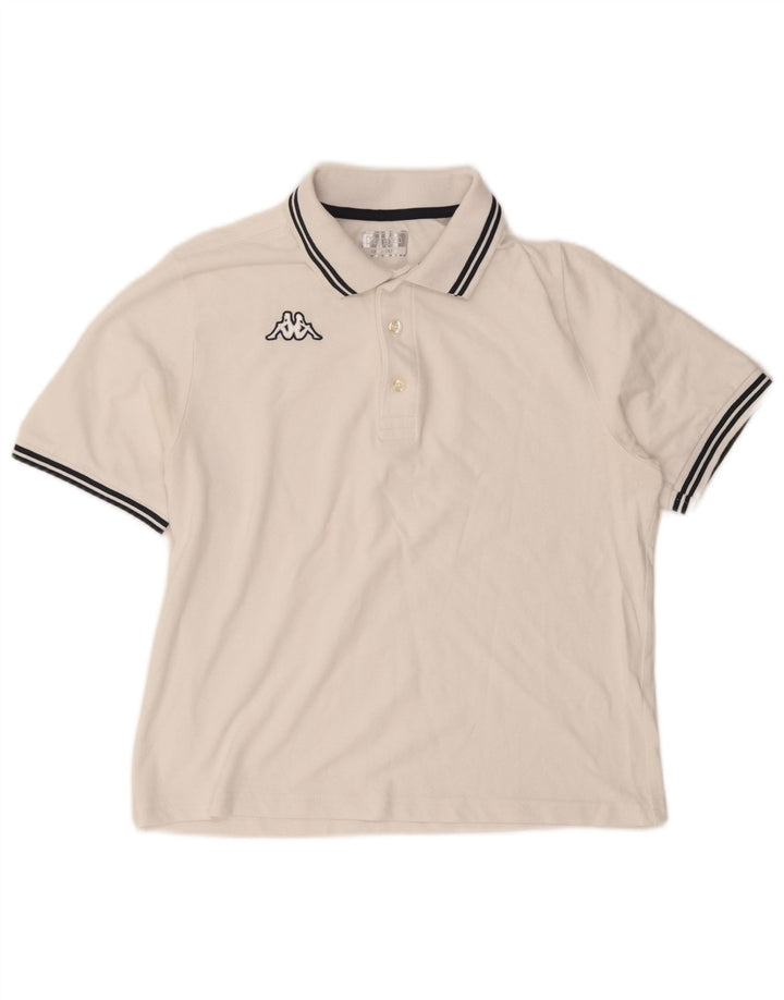 Kappa Herren Poloshirt Medium Weiß
