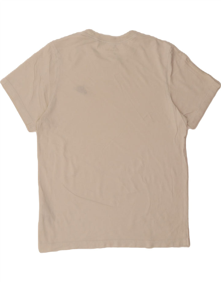 NIKE Mens T-Shirt Top Small Off White Cotton Vintage Nike and Second-Hand Nike from Messina Hembry 