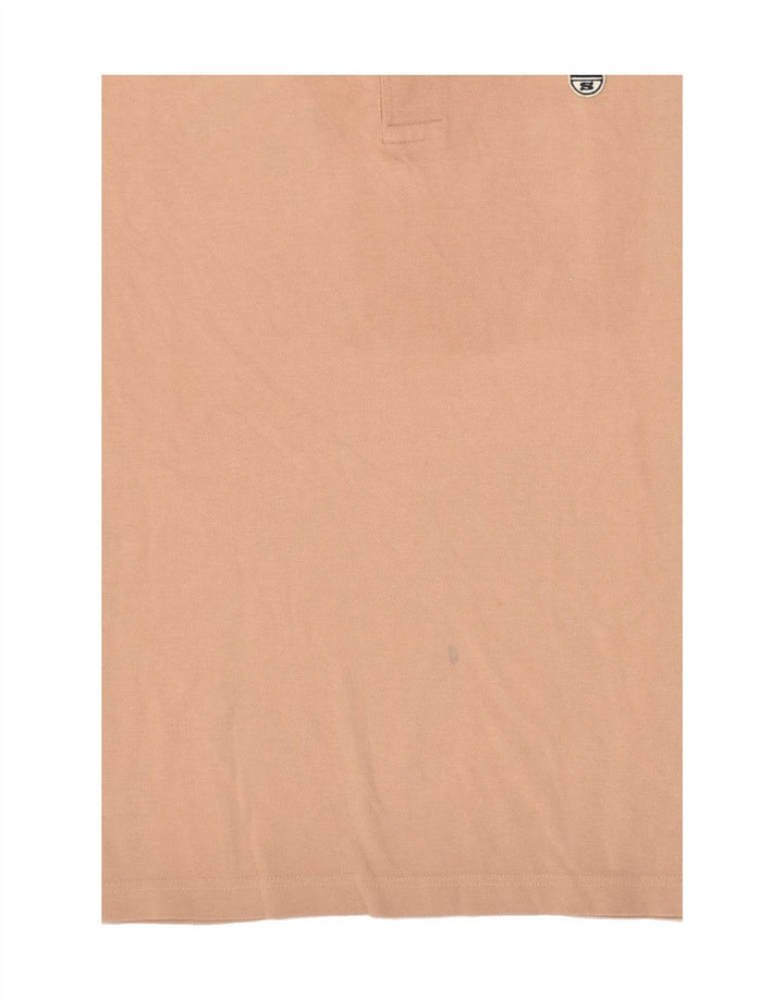 NORTH SAILS Mens Graphic Polo Shirt Small Beige Cotton | Vintage North Sails | Thrift | Second-Hand North Sails | Used Clothing | Messina Hembry 