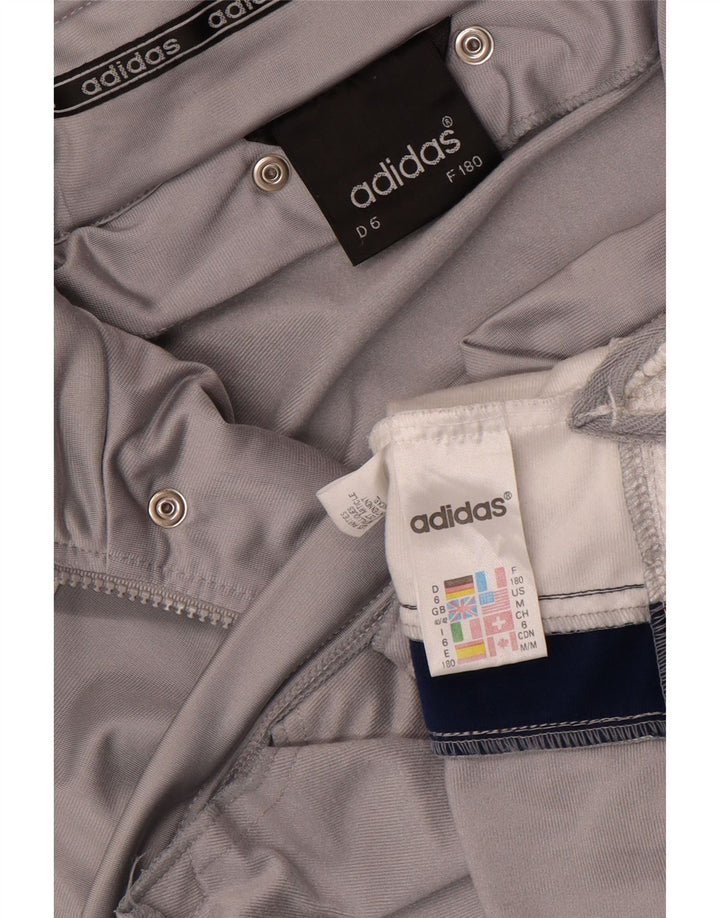 Adidas Herren-Trainingsanzugoberteil mit Grafik, UK 40/42, Mittelgrau, Farbblock