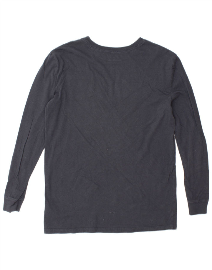 TOMMY BAHAMA Boys Top Long Sleeve 15-16 Years Navy Blue Cotton