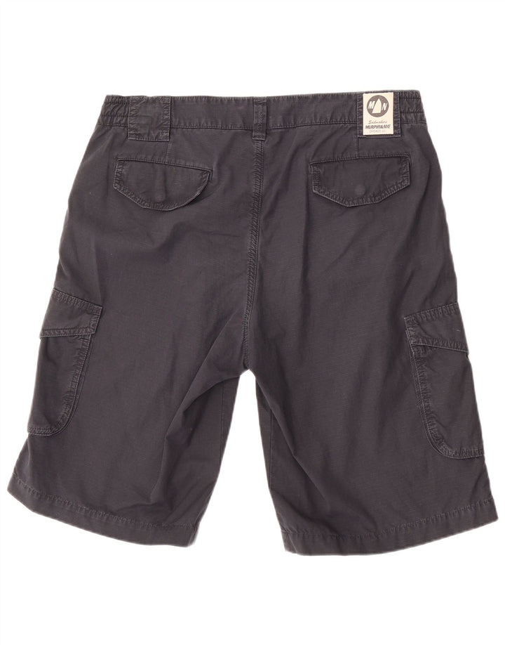 Murphy & Nye Herren-Cargoshorts W36 Große marineblaue Baumwolle