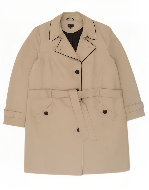 Marks & Spencer Damen Trenchcoat UK 20 2XL Beige Polyester