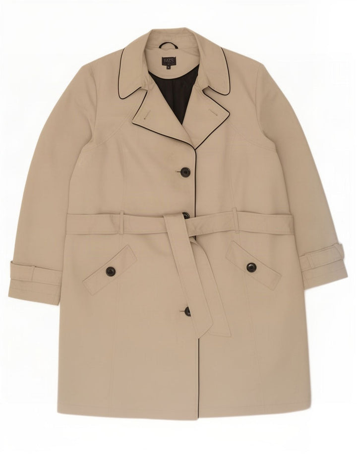Marks & Spencer Damen Trenchcoat UK 20 2XL Beige Polyester