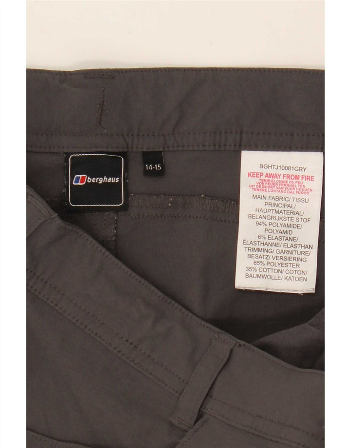 Berghaus Cargo-Shorts für Jungen, 14–15 Jahre, W31, Grau, Polyamid