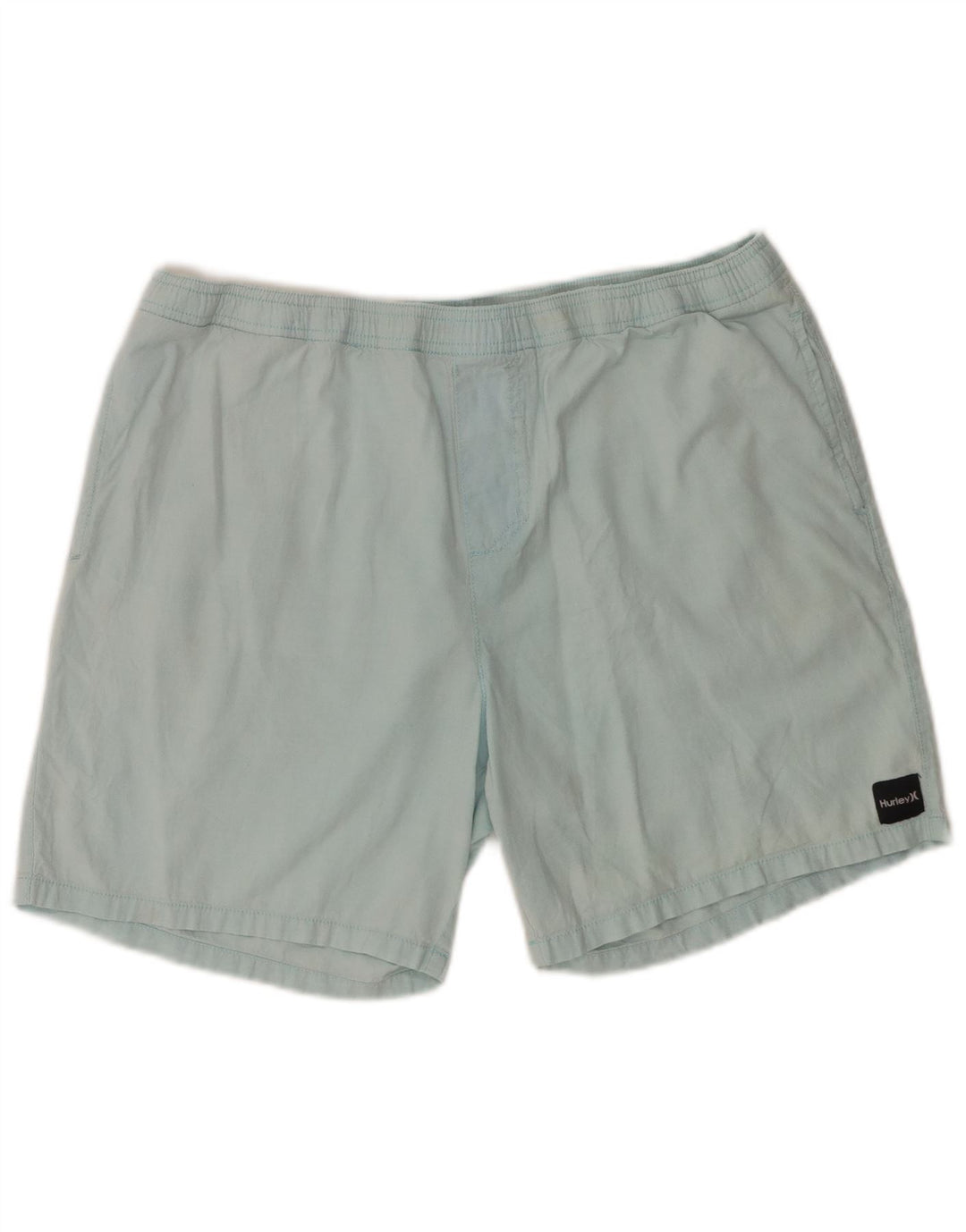 Hurley Herren Chino-Shorts, Größe L, W36, Blau, Baumwolle