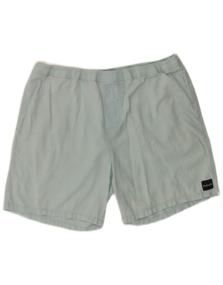 Hurley Herren Chino-Shorts, Größe L, W36, Blau, Baumwolle