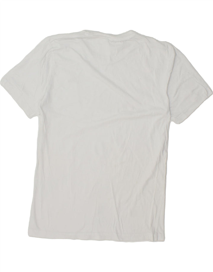 KAPPA Mens T-Shirt Top Large White Vintage Kappa and Second-Hand Kappa from Messina Hembry 