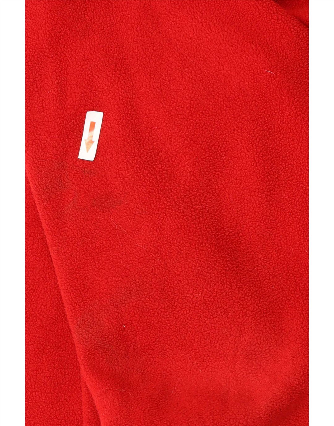 Weird Fish Herren-Fleecepullover mit Reißverschluss, XL, rotes Polyester