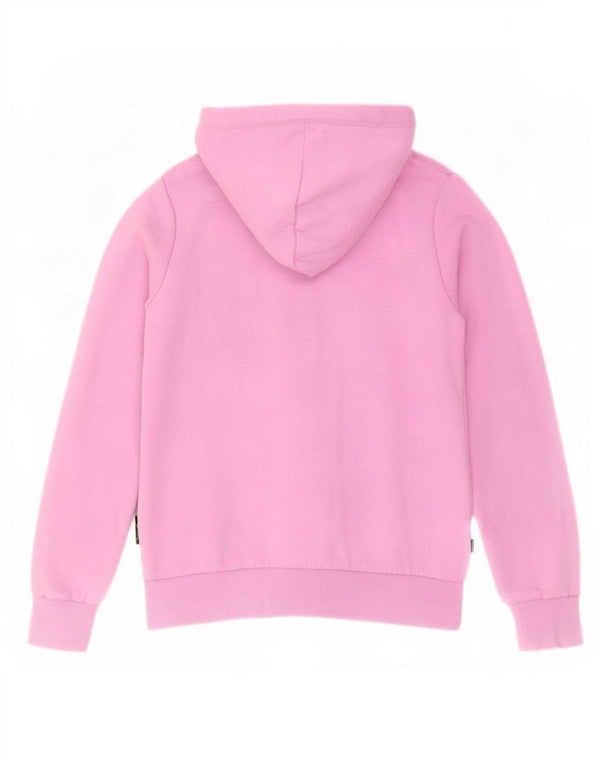 Superdry Damen Kapuzenpullover UK 6 XS Rosa Baumwolle