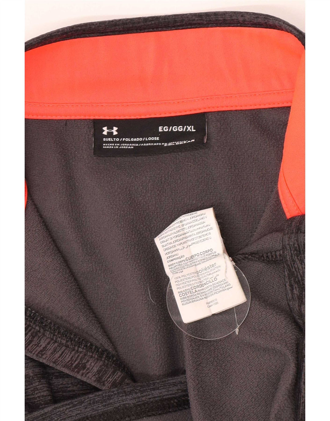 Under Armour Herren Cold Gear Pullover-Trainingsoberteil mit Reißverschluss, XL, Grau meliert