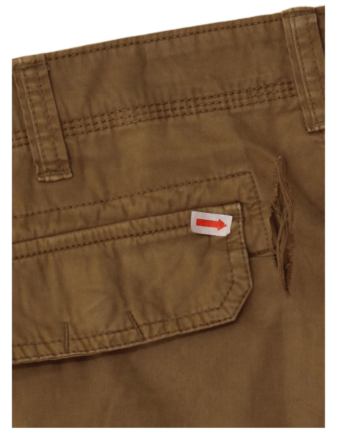 NAPAPIJRI Herren-Cargoshorts mit Grafik, W34, groß, Khaki, Baumwolle