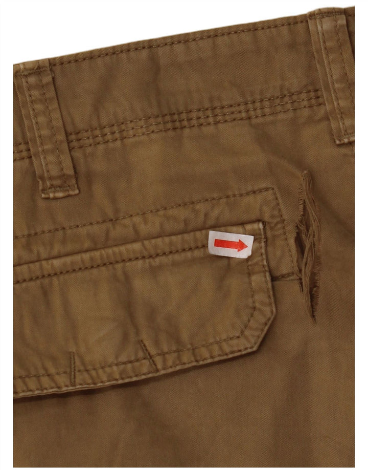 NAPAPIJRI Herren-Cargoshorts mit Grafik, W34, groß, Khaki, Baumwolle
