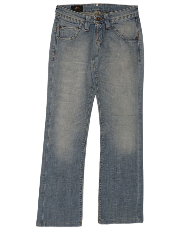 LEE Damen Jinx Straight Jeans W27 L30 Blaue Baumwolle