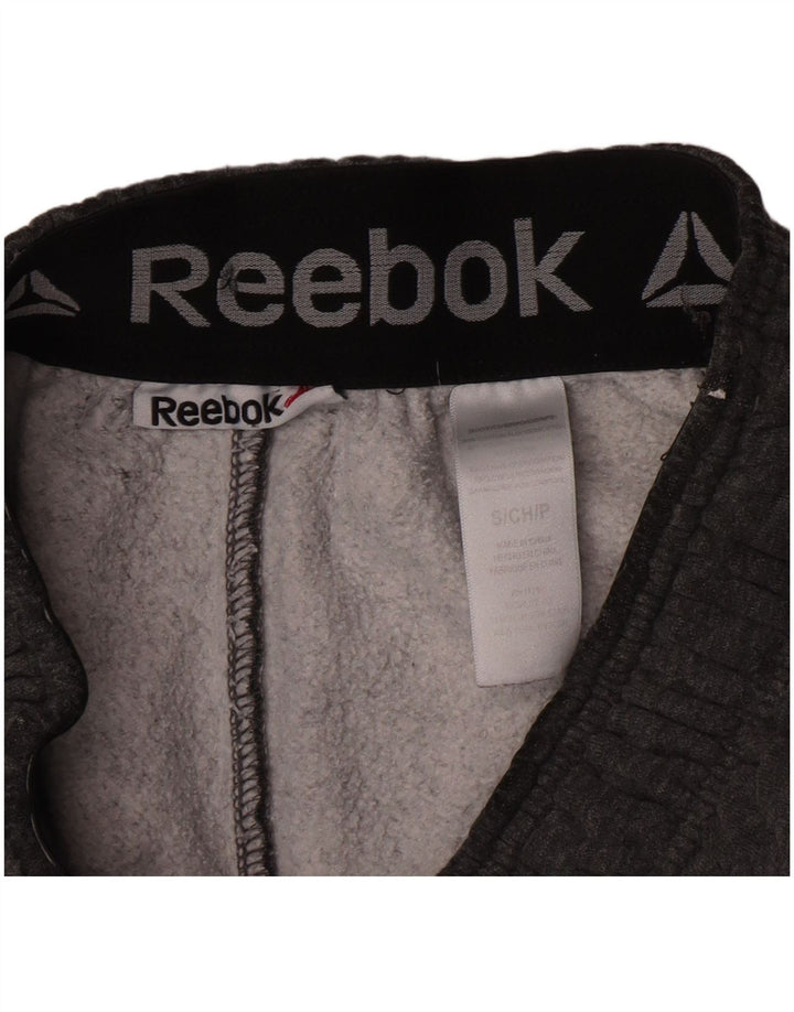 Reebok Herren Graphic Sport Shorts Kleine graue Baumwolle
