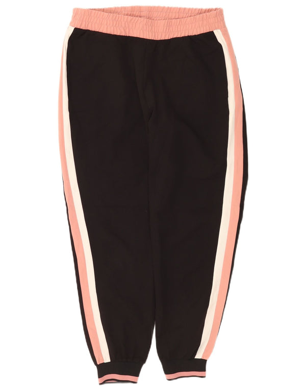 Zara Damen-Trainingshose, Jogginghose, UK 14, Mittelschwarz, Farbblock
