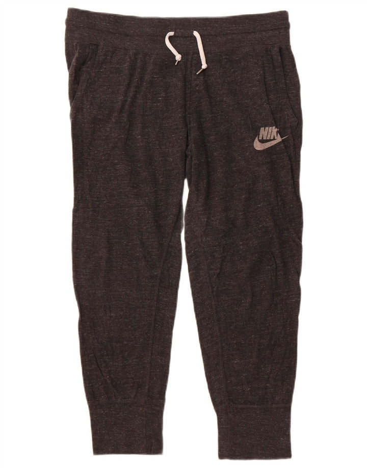 Nike Damen Capri-Trainingshose, Jogginghose, UK 14, Mittelgrau gefleckt