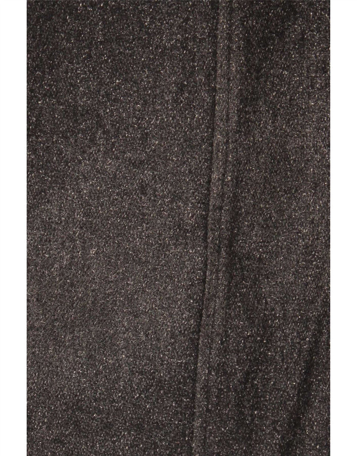 Ted Baker Herrenmantel, Größe 2, klein, grau gesprenkelte Wolle