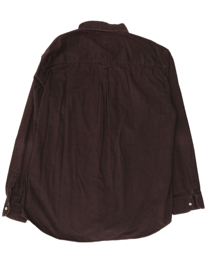 CARRERA Herren Cordhemd 2XL Braun Baumwolle