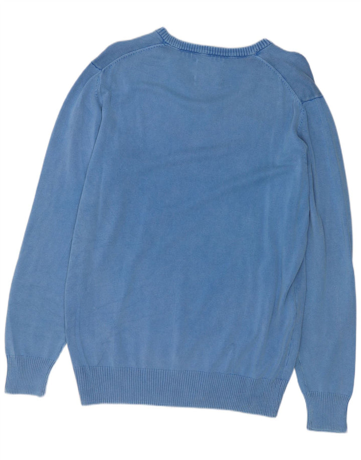 North Sails Herren-Pullover mit V-Ausschnitt, XL, blaue Baumwolle