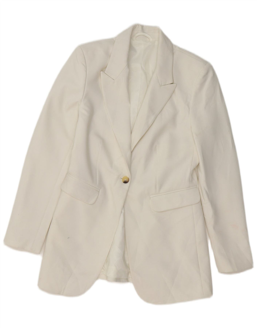 MARKS & SPENCER Damen London 1-Knopf-Blazerjacke UK 6 XS Weiß