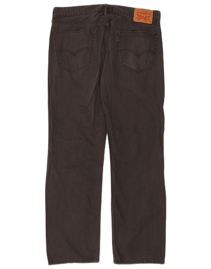 Levi's Herren 505 Straight Jeans W36 L32 Graue Baumwolle