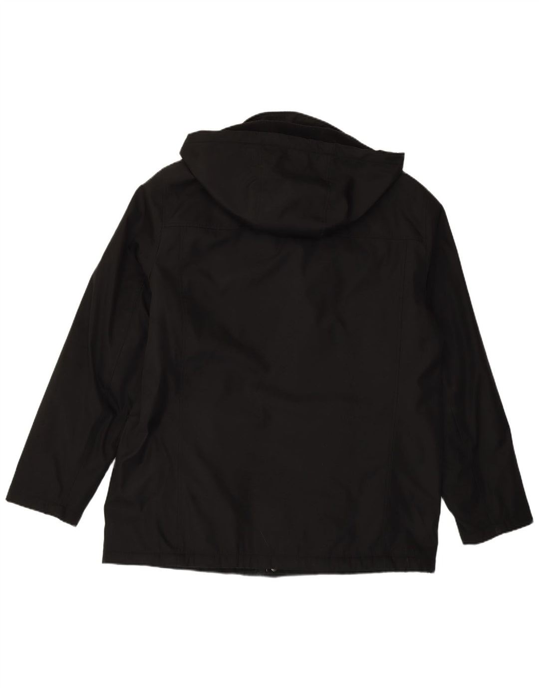 Calvin Klein Herren-Utility-Jacke mit Kapuze, UK 40, großes schwarzes Polyester